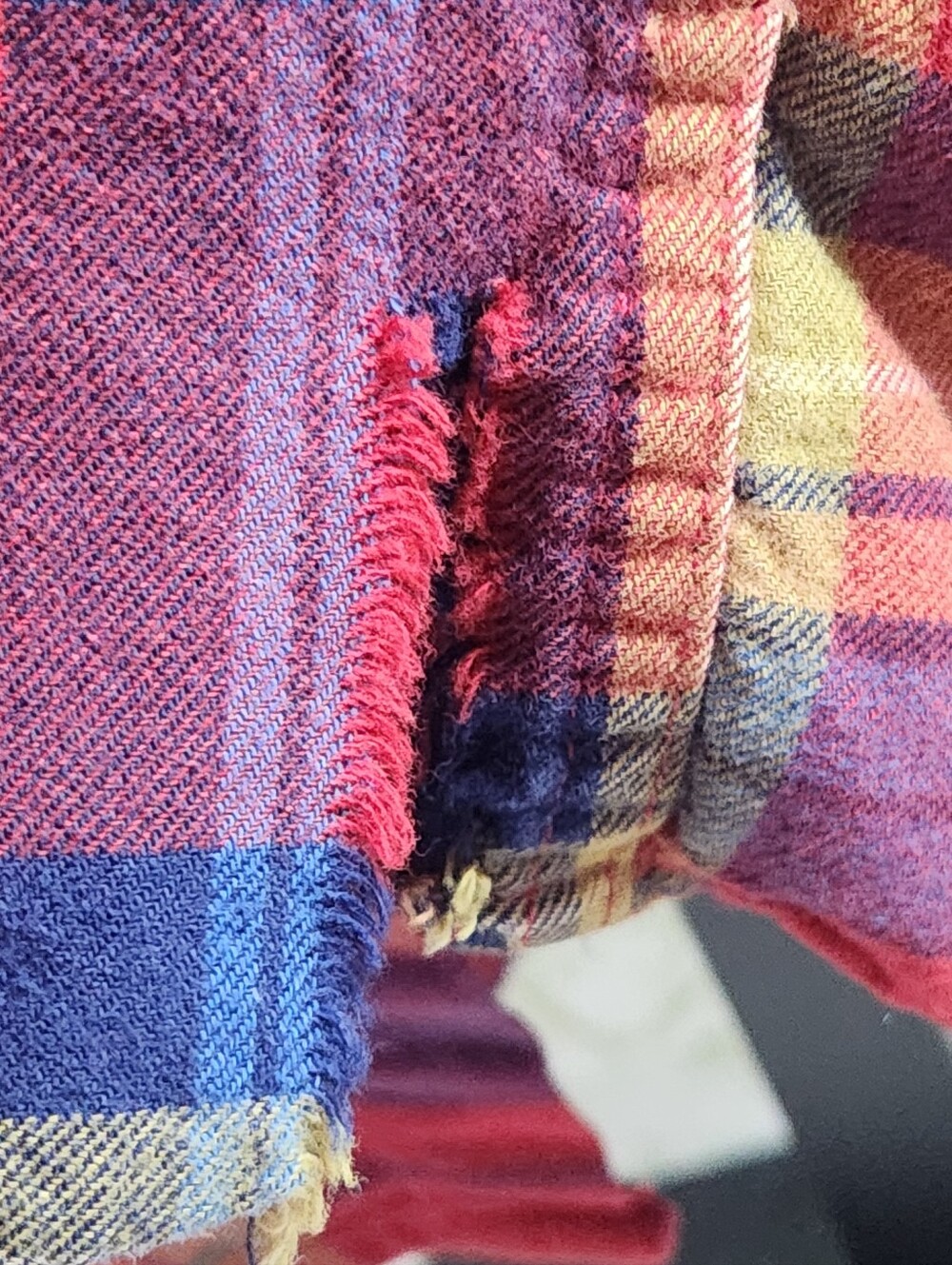 Eddie Bauer 100% Cotton Plaid Shirt - Picture 6 of 11
